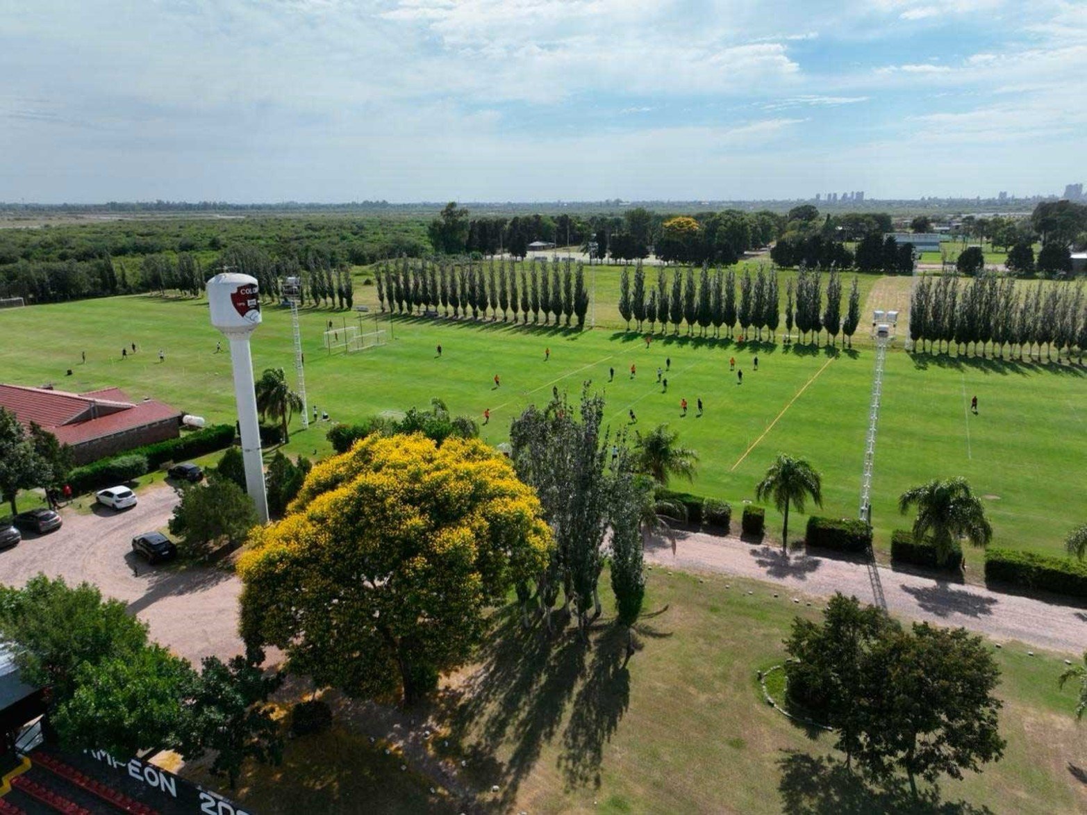 El predio 4 de Junio a pleno en la pretemporada. 