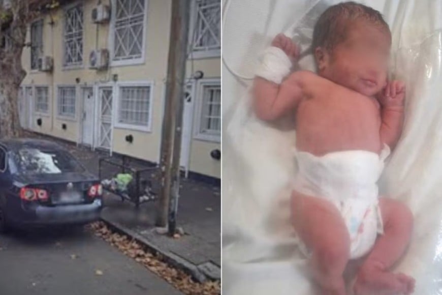 La Policía rescató a Verónica, una beba recién nacida que había sido abandonada.