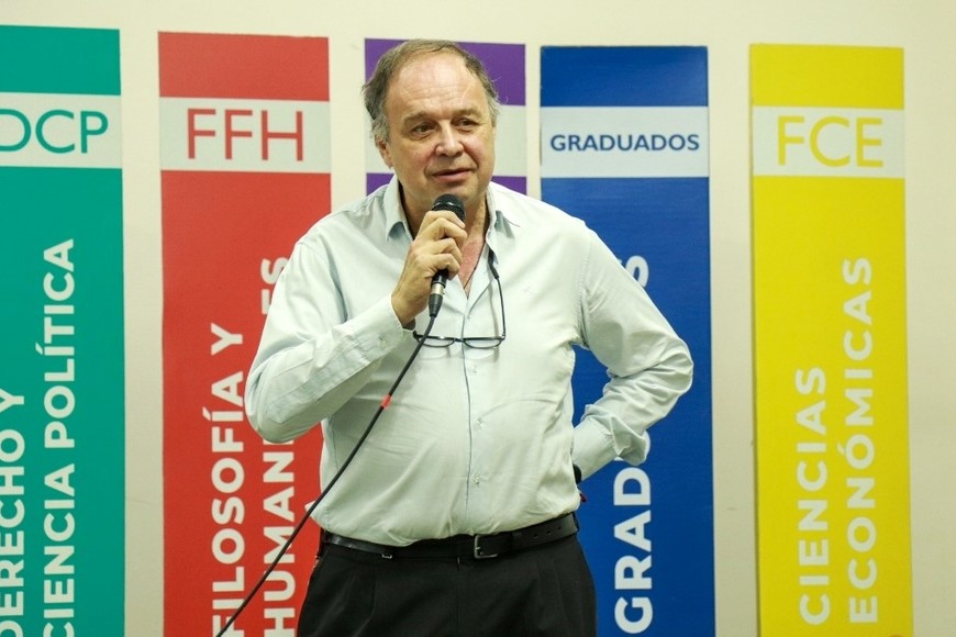 Guillermo Kerz, vicerrector Académico de la UCSF, a cargo de la Secretaría de Ciencia, Técnica y Extención.