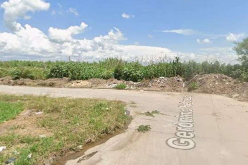 Zona en la que fue encontrado el cuerpo