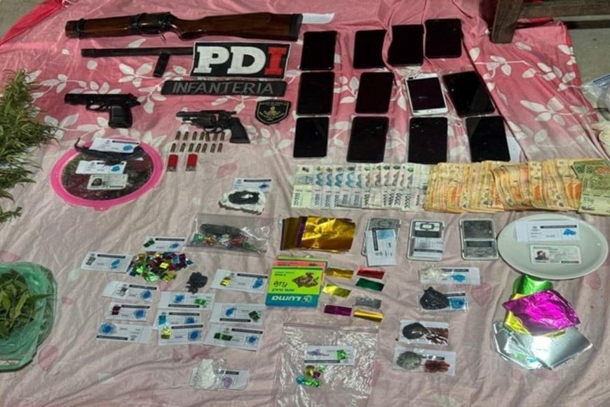 Allanamientos por microtráfico en distintos barrios de Santa Fe. Foto: Gentileza