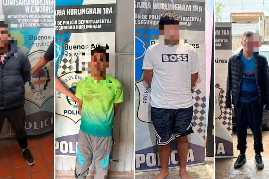 La Policía secuestró el auto y la moto usados por la banda el día del robo.