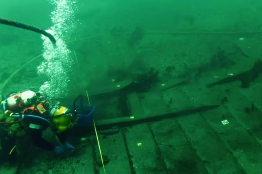 Descubrimiento de un gigantesco barco medieval