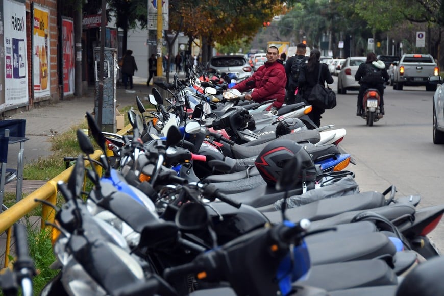 En el parque circulante, el 36,8% son motos. Crédito: Guillermo Di Salvatore