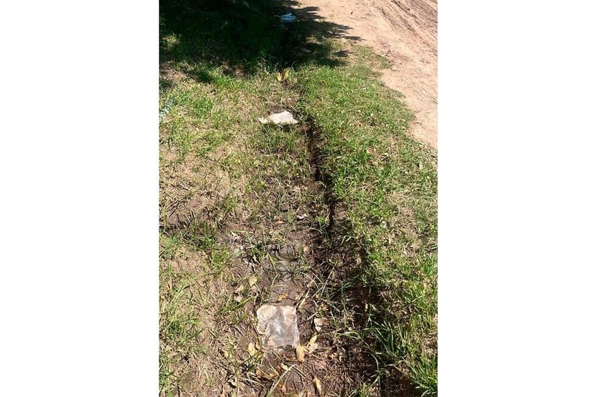 Las zanjas son un problema para el vecindario.