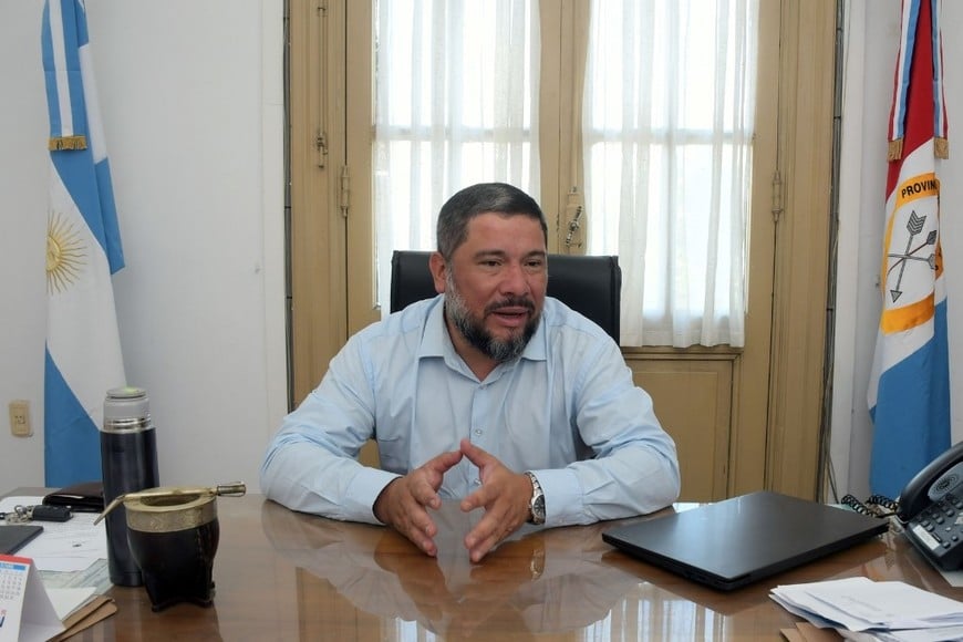 Duarte detalló los cambios en las estadísticas provinciales. Foto: Guillermo Di Salvatore.