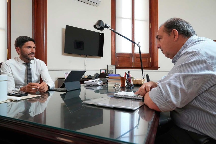 Gobernador e intendente tuvieron la primera reunión del año.