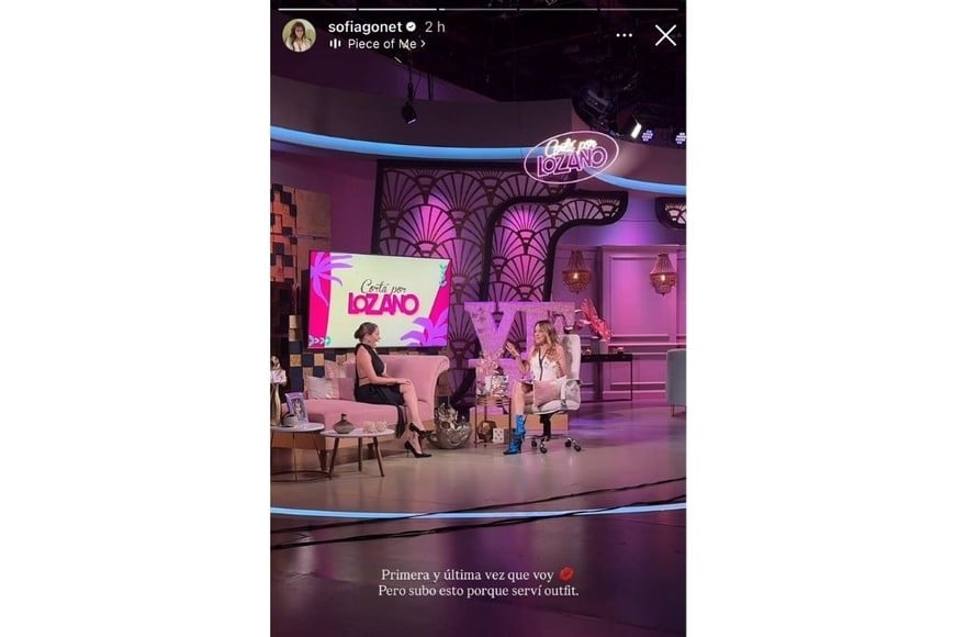 Sofía "La Reini" Gonet enfurecida con una entrevista que le hicieron