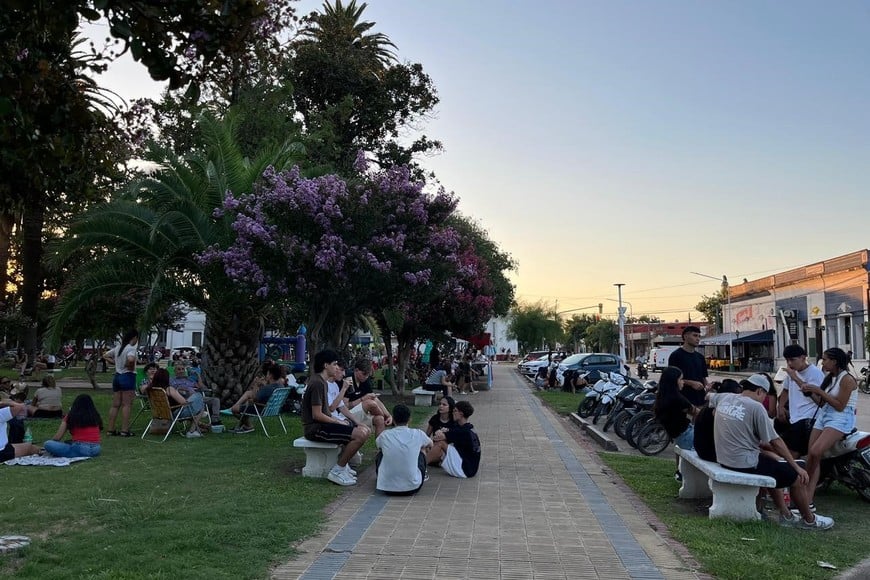 El Punto Turístico se sumó ofreciendo orientación y folleteria de San Javier.