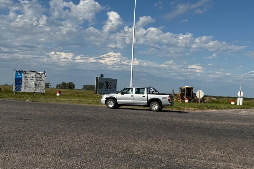 Santa Fe construye una rotonda en un cruce de la Ruta Nacional 34