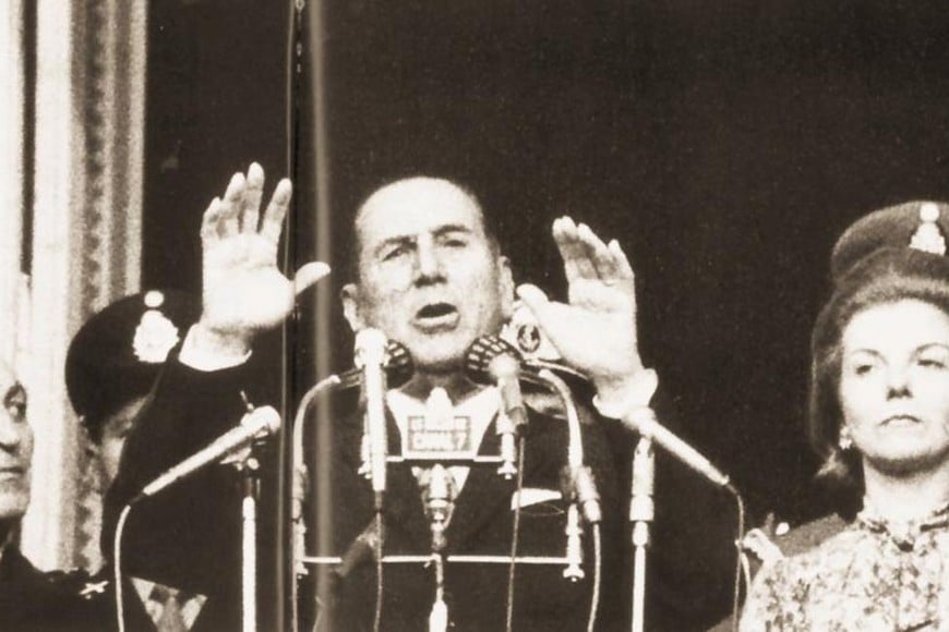 López Rega con Perón. Foto: Archivo