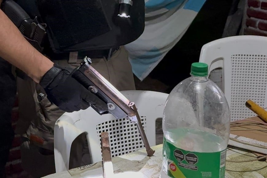 arma casera secuestrada