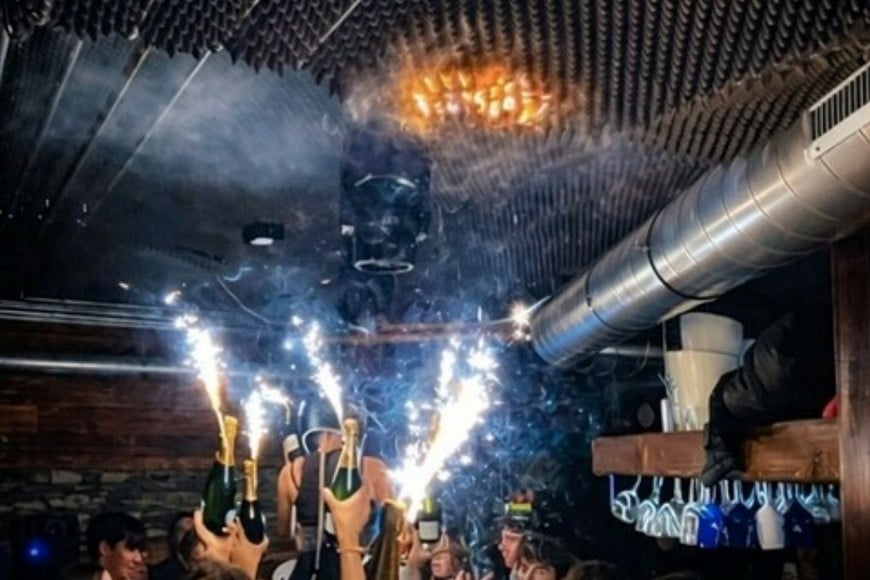 Una imagen tomada segundos antes de que se desatara el incendio.