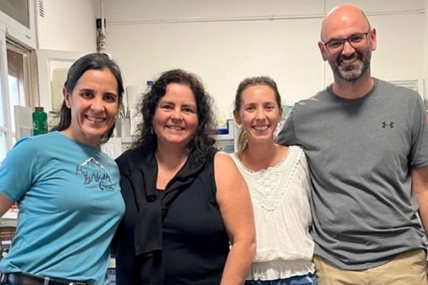 Yanina Ditamo, Leticia Peris, Agustina Zorginotti y Gastón Bisig