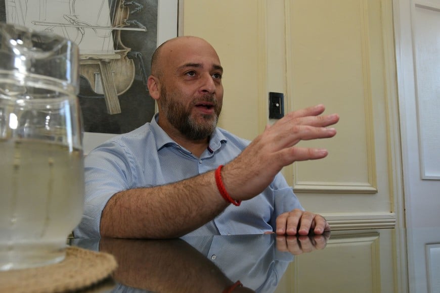 “A los concejales les pedí que trabajemos sobre una agenda común”. Crédito: Manuel Fabatía