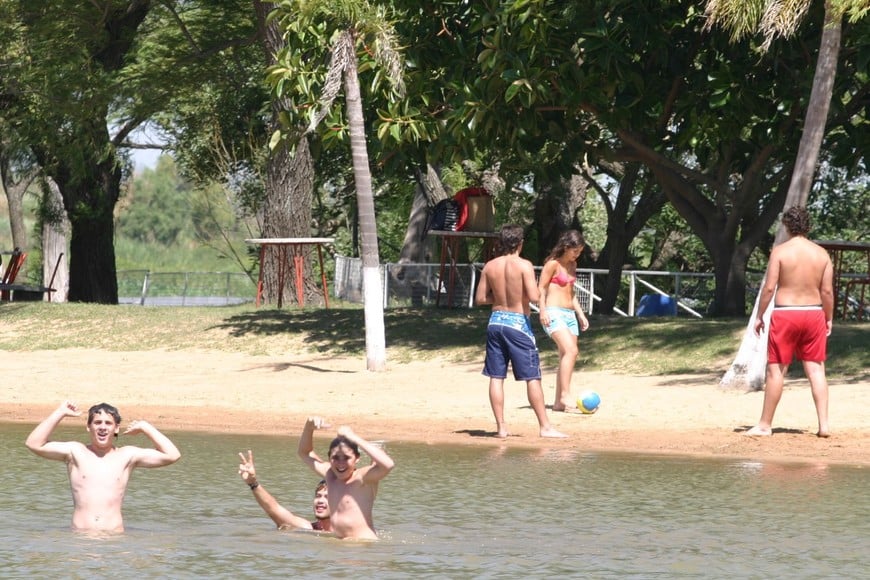 Grandes y chicos supieron disfrutar los veranos en el camping.