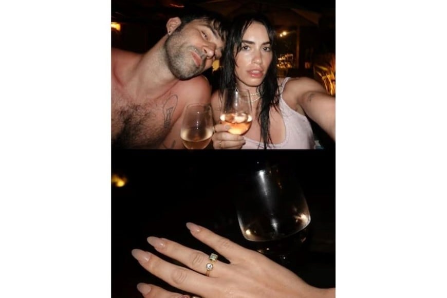 Lali Espósito anunció su compromiso con Pedro Rosemblat