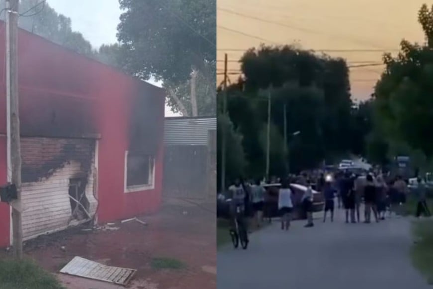 El humo denso dificultó las tareas de rescate.