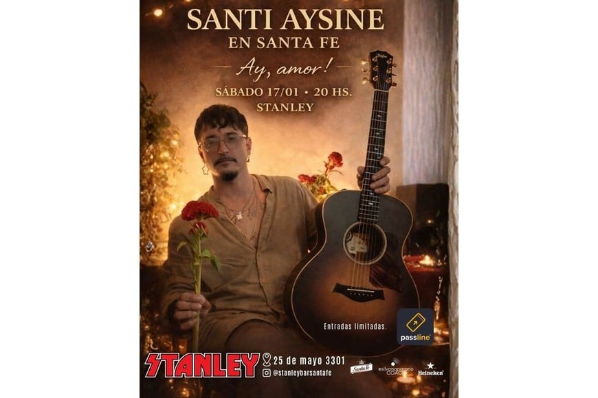 Santi Aysine. Foto: Archivo El Litoral