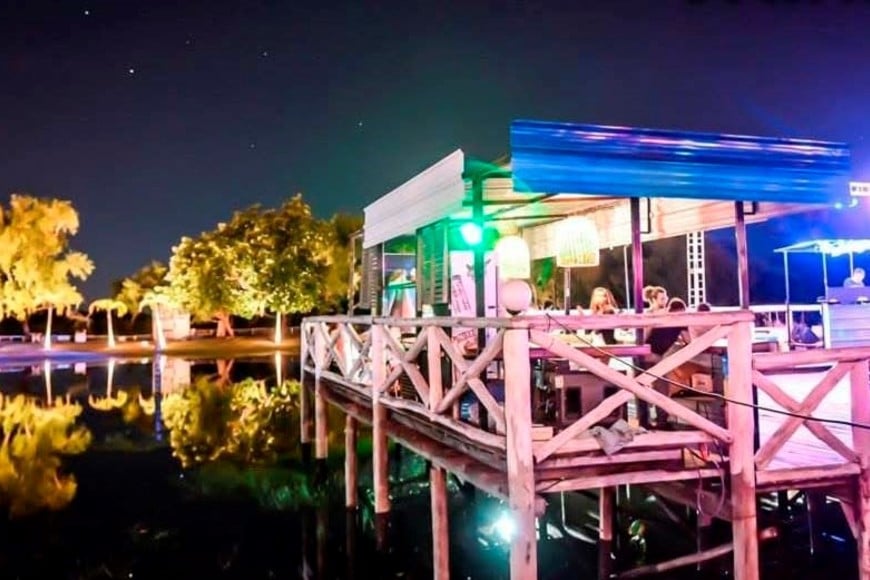 El complejo bailable en sus inicios.