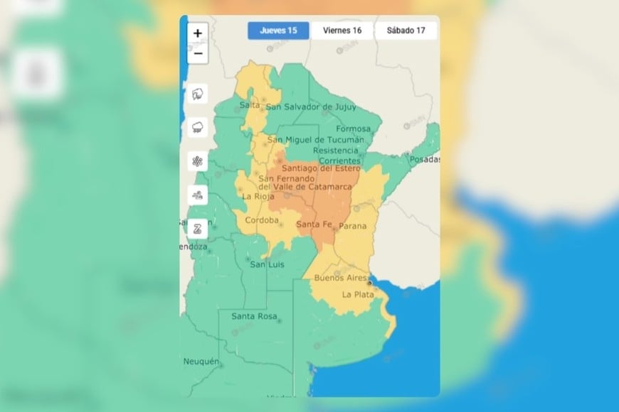 Diluvio tras el apagón en Buenos Aires: alerta amarilla por tormentas y posible granizo