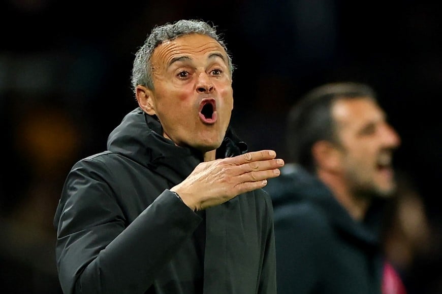 Soccer Football - Coupe de France - Round of 32 - Paris St Germain v Paris FC - Parc des Princes, Paris, France - January 12, 2026
Paris St Germain coach Luis Enrique REUTERS/Gonzalo Fuentes