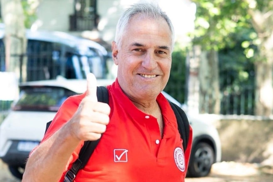 Madelón se mostró satisfecho con los trabajos de pretemporada en Montevideo. Foto: Prensa Unión.