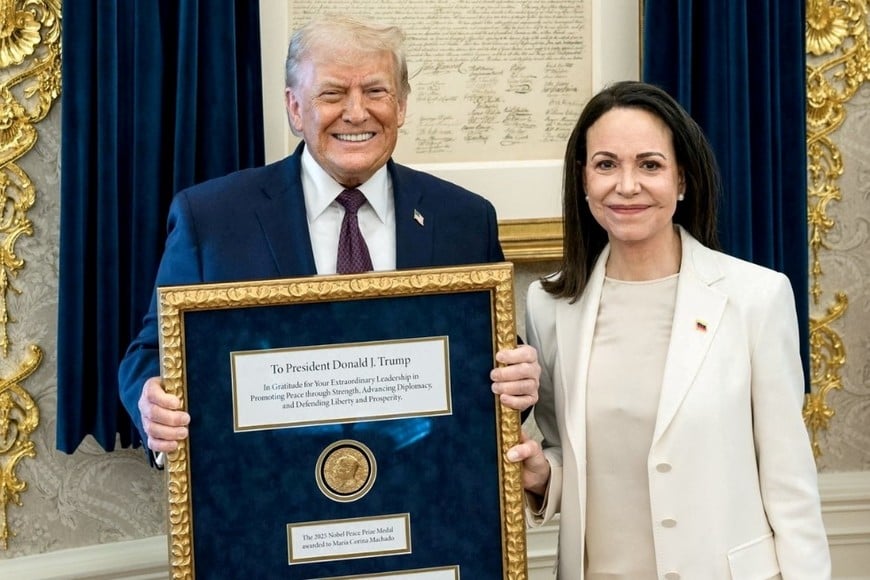 El propio Trump destacó en sus redes sociales que fue un “gran honor” recibir la medalla