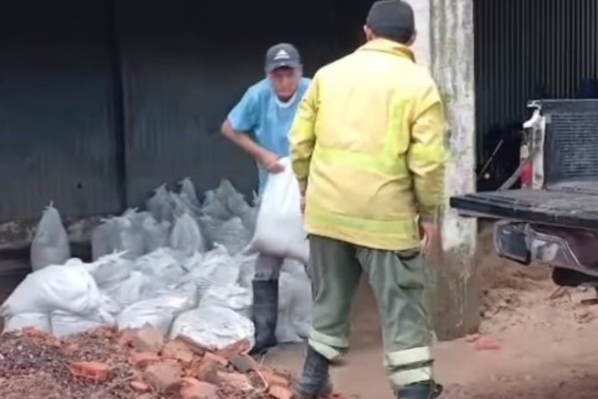 Intenso temporal en San Javier: cayeron 128 mm y la ciudad permanece bajo alerta naranja