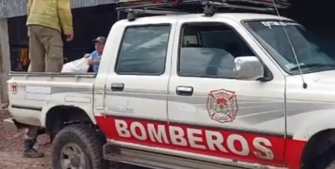 Calles anegadas por un fuerte temporal en San Javier