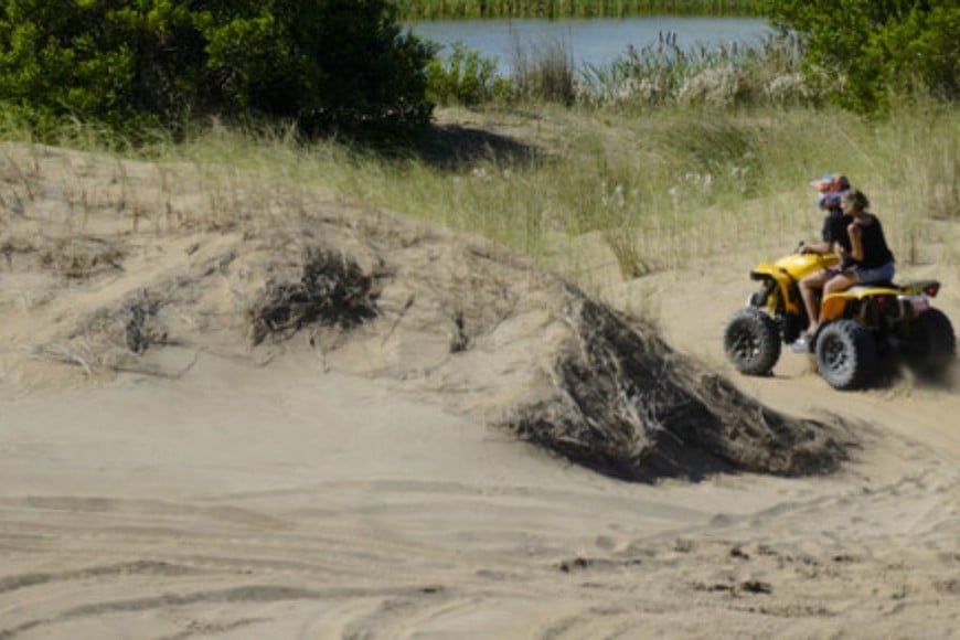 Los accidentes con cuatriciclos se repiten en zonas de médanos durante la temporada de verano.