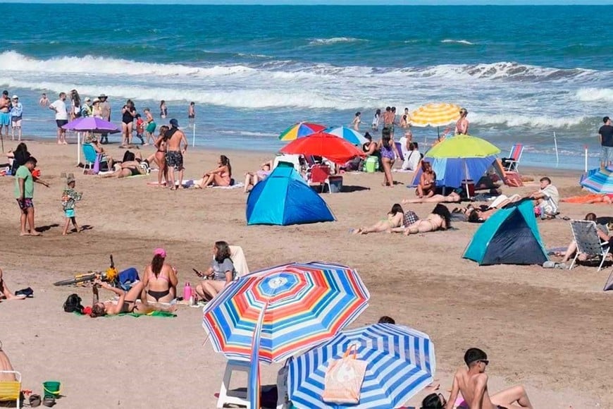Las playas de la Costa Atlántica, otro clásico del verano argentino.