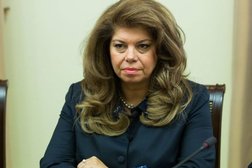 La vicepresidenta búlgara, Iliana Yotova.