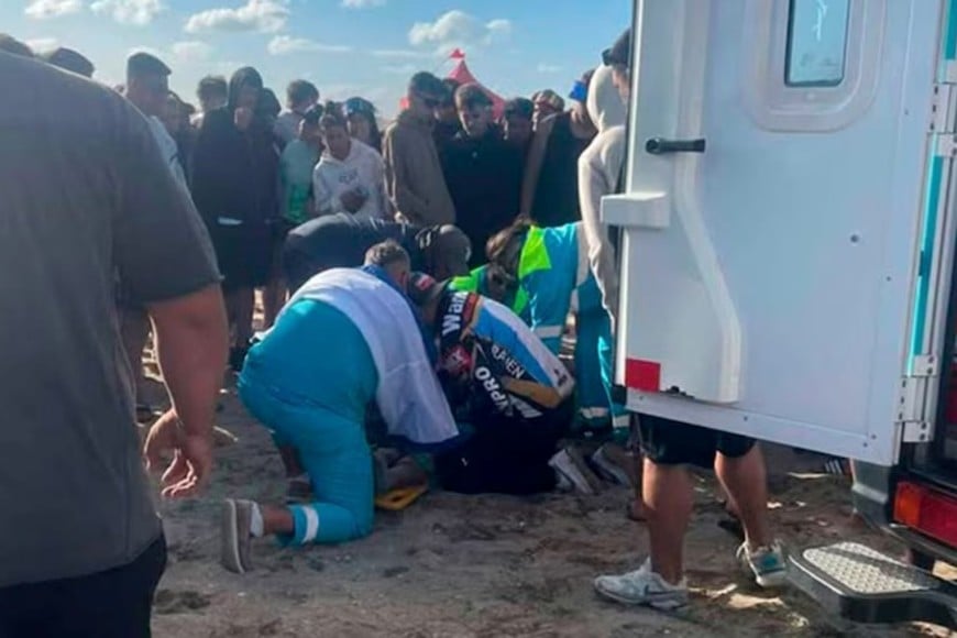 La víctima sufrió un traumatismo encéfalo craneano (TEC).