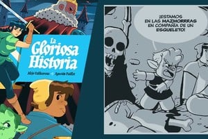"La gloriosa historia" es una historieta de aventuras. Foto: Gentileza