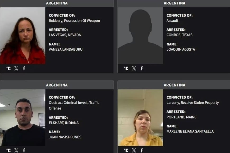 Lista del ICE: quiénes son los 9 argentinos en el sitio “Lo peor de lo peor”