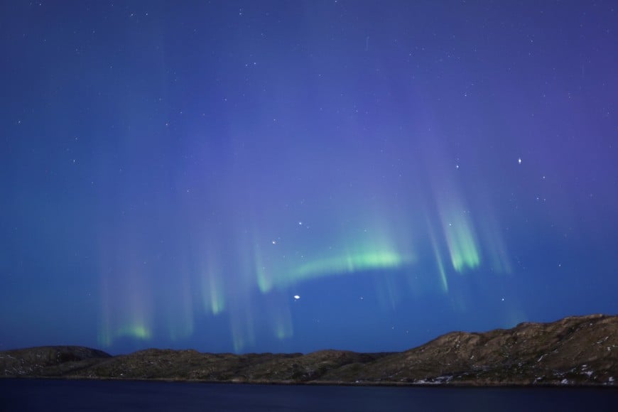 The aurora borealis, also known as the "northern lights", illuminates the sky over Bodo, Norway, January 20, 2026. REUTERS/Andrew Boyers