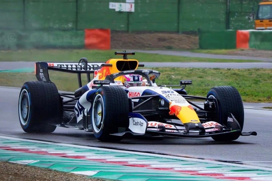 Racing Bulls estrenó su monoplaza 2026 y confirmó el correcto funcionamiento del VCARB03. Foto: Gentileza