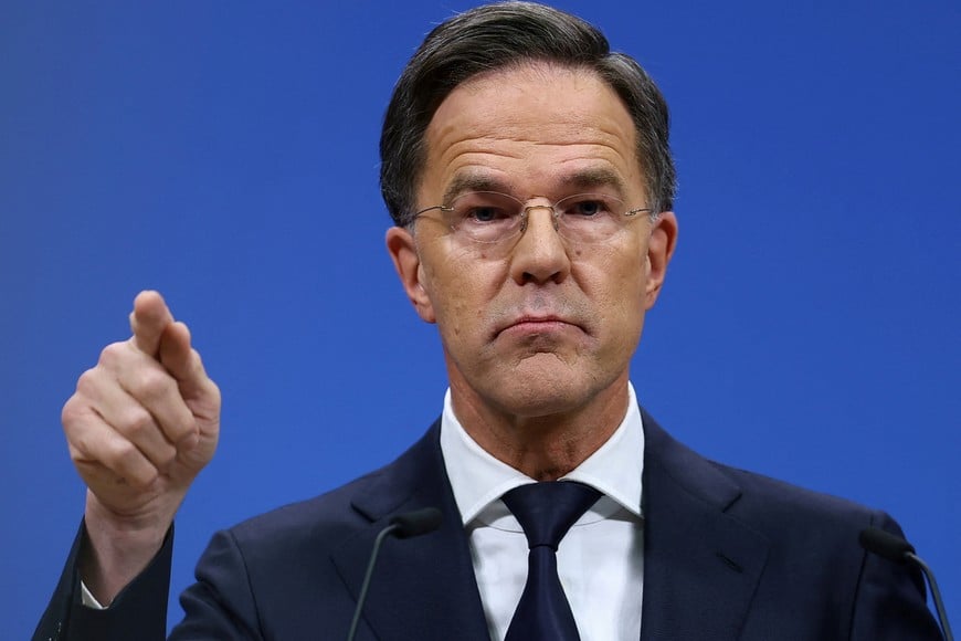 NATO Secretary General Mark Rutte holds a press conference, on the eve of a NATO Foreign Ministers' meeting, at the Alliance's headquarters in Brussels, Belgium December 2, 2025. REUTERS/Yves Herman     TPX IMAGES OF THE DAY