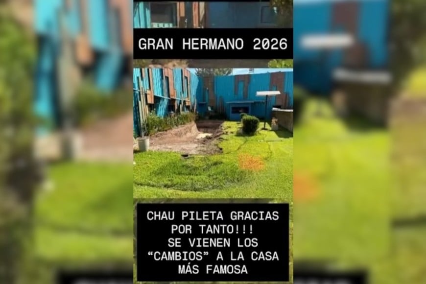 Del Moro mostró los avances en las obras en la casa de Gran Hermano.