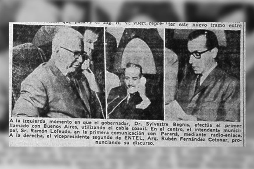 La comunicación entre el gobernador y el director de Entel.