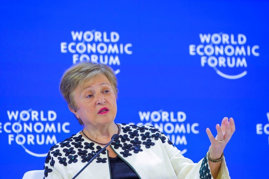 International Monetary Fund (IMF) Managing Director Kristalina Georgieva attends the 56th annual World Economic Forum (WEF) meeting in Davos, Switzerland, January 23, 2026. REUTERS/Denis Balibouse