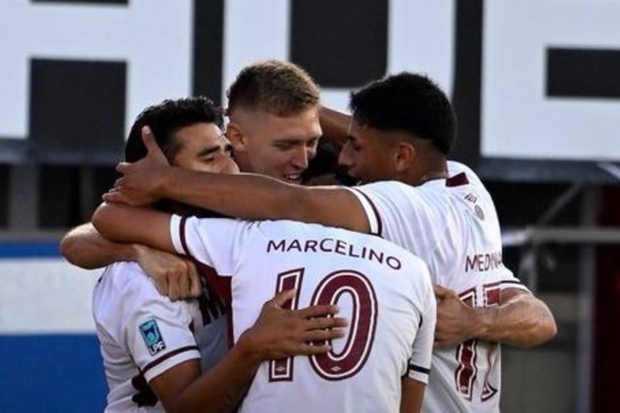San Lorenzo vs Lanús. Foto: @clublanus