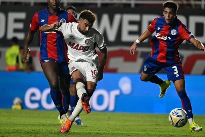 San Lorenzo vs Lanús. Foto: @clublanus