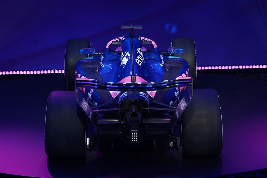 Formula One F1 - Alpine F1 Car Presentation - Barcelona, Spain - January 23, 2026
The new Alpine F1 car is unveiled during the presentation REUTERS/Albert Gea