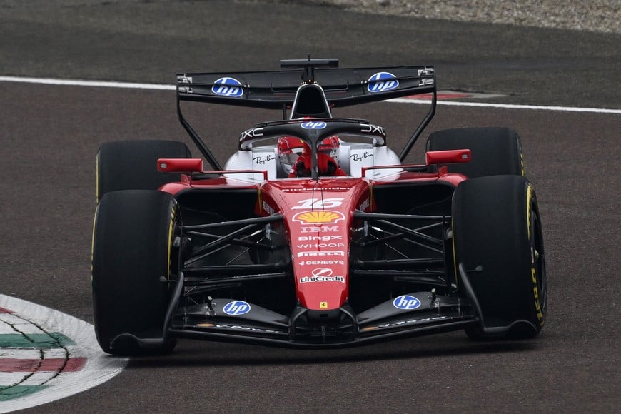 Formula One F1 - Ferrari's Lewis Hamilton and Ferrari's Charles Leclerc drive Ferrari's new Formula 1 car the SF-26 during testing - Fiorano Circuit, Maranello, Italy - January 23, 2026
Ferrari's Charles Leclerc during testing REUTERS/Jennifer Lorenzini