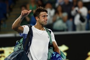 Tomás Etcheverry se despidió este viernes. Crédito: REUTERS/Tingshu Wang