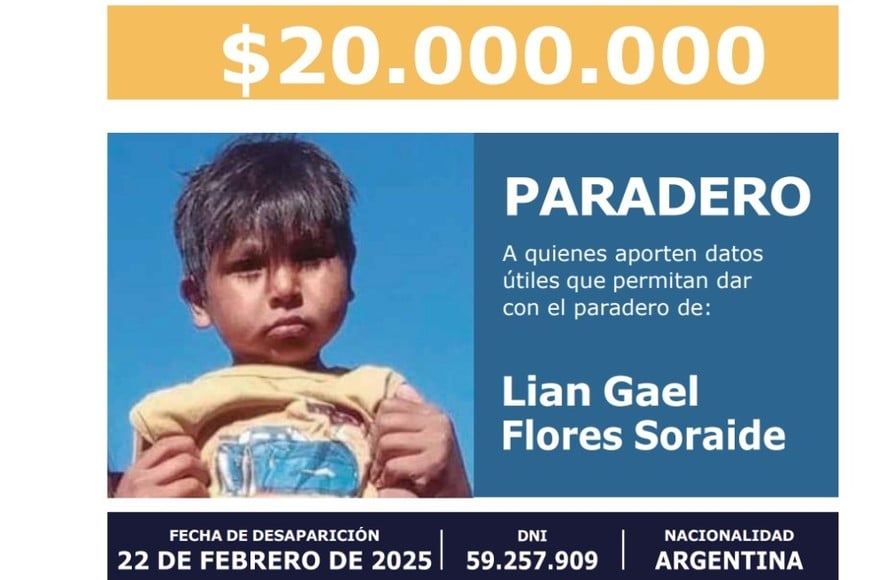 Recompensa por datos de Lian