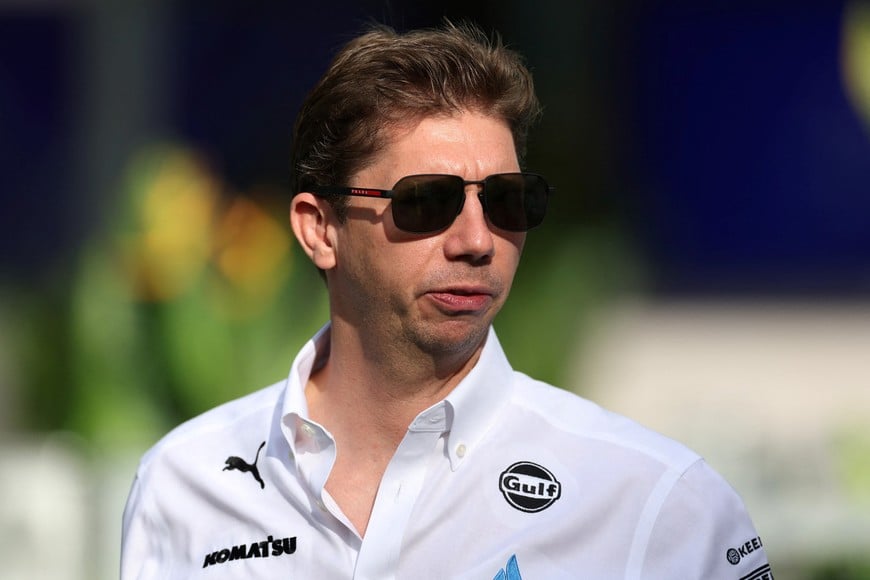 Formula One F1 - Miami Grand Prix - Miami International Autodrome, Miami, Florida, United States - May 3, 2025
Williams team principal James Vowles arrives ahead of the sprint race REUTERS/Ricardo Arduengo