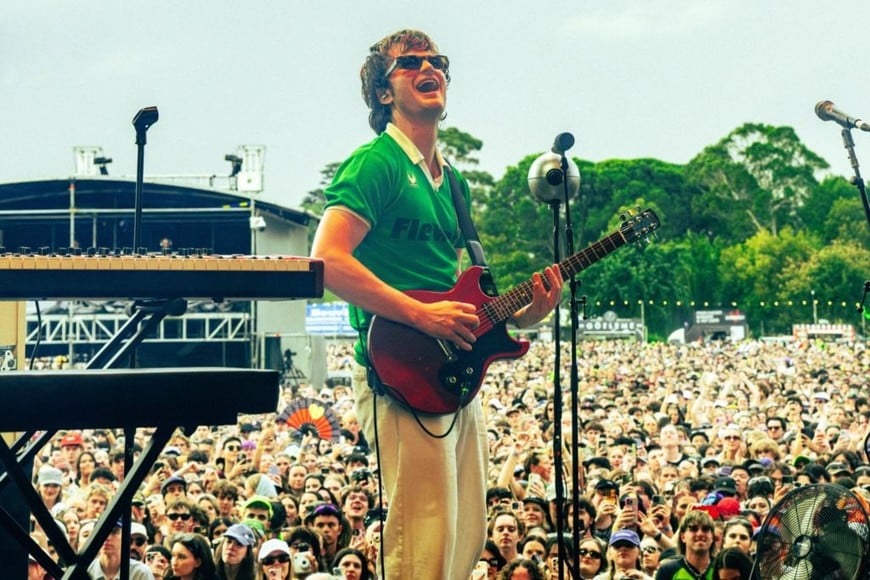 Joe Keery (“Stranger Things”) como Djo en el Boston Calling Music Festival, en mayo de 2022